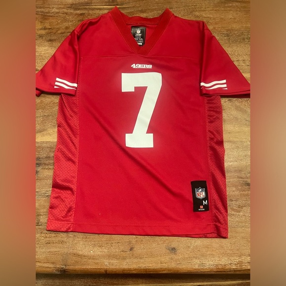 NFL Team Apparel San Francisco‎ 49ers #7 Colin Kaepernick Jersey Printed Youth M - Picture 1 of 6